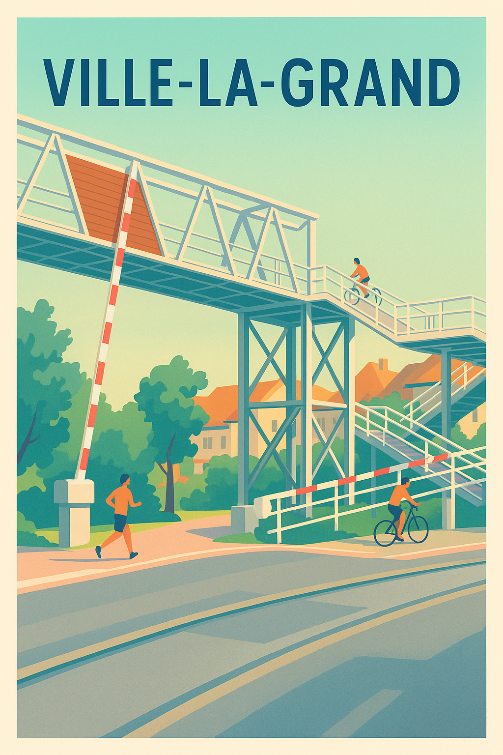 Affiche de Ville-la-Grand - Entre nature et urbanité active