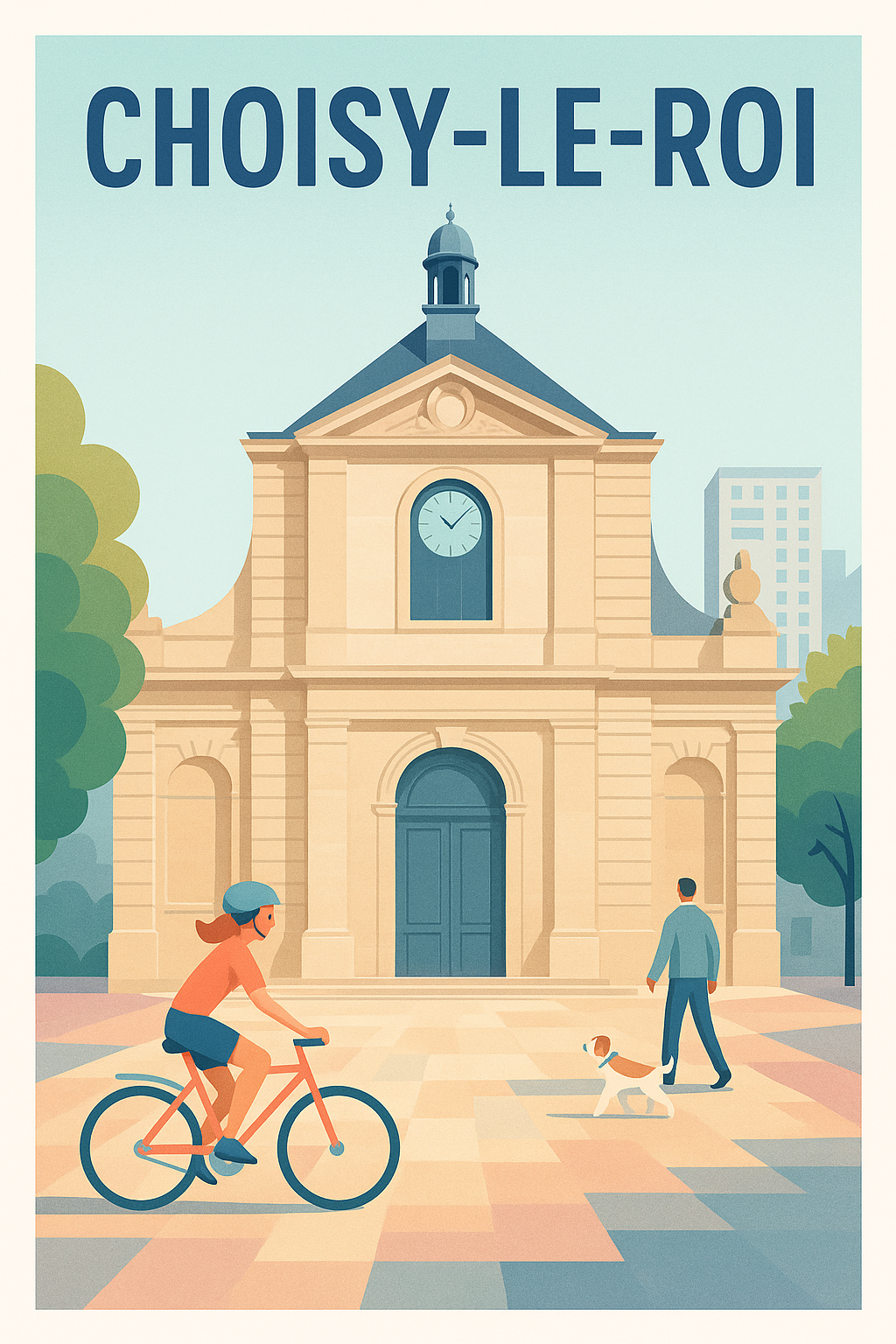 Affiche de Choisy-le-Roi - Charme urbain et patrimoine en douceur