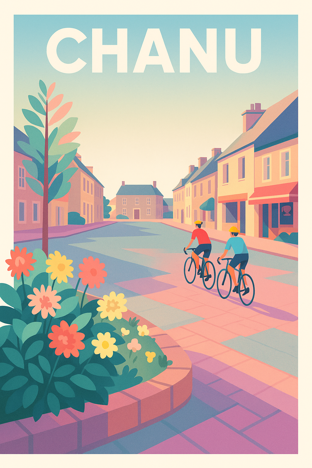 Affiche de Chanu - Douceur et tranquillité au cœur du village