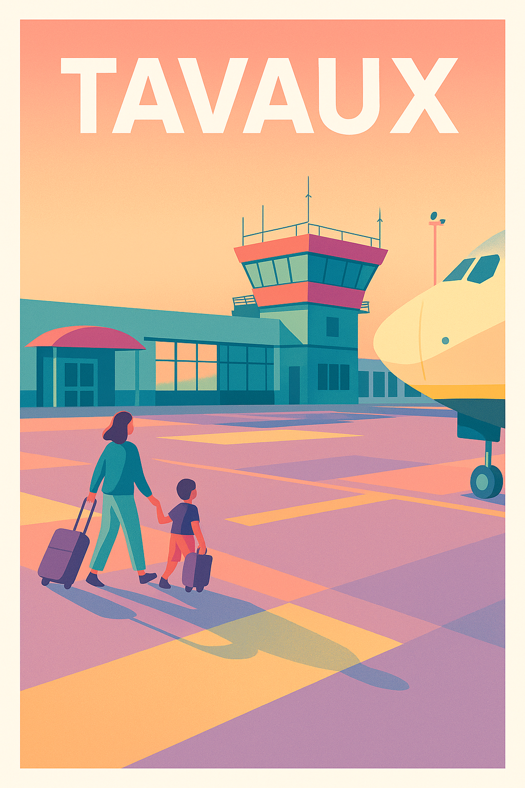 Affiche de Tavaux - Escapade aérienne en douceur