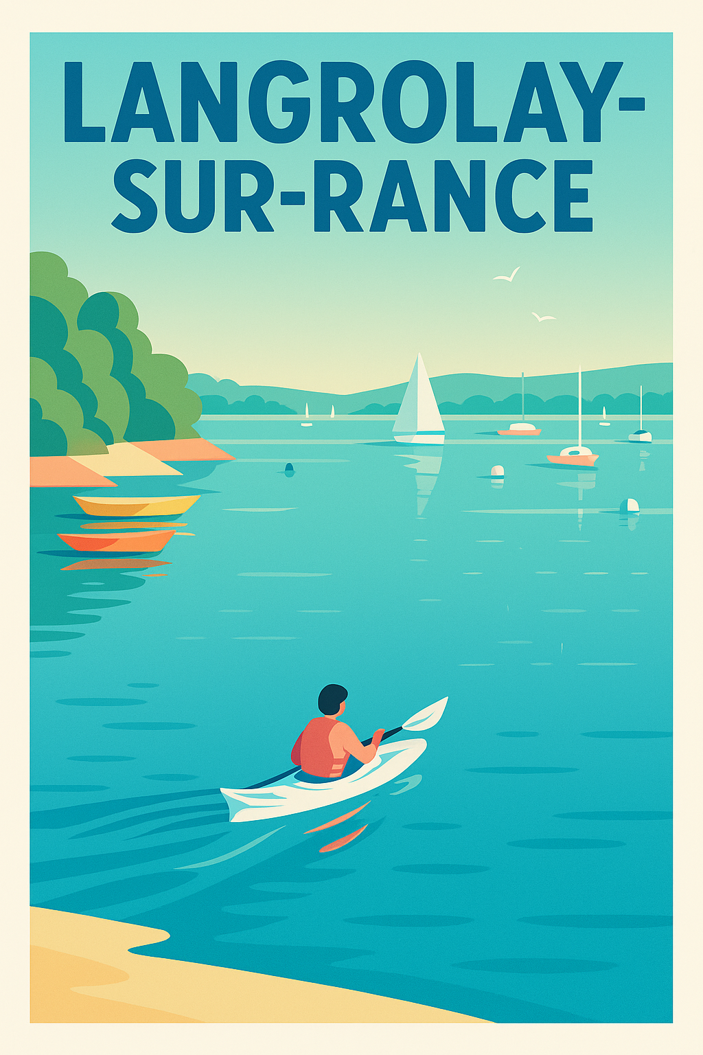 Affiche de Langrolay-sur-Rance - À la découverte des eaux paisibles