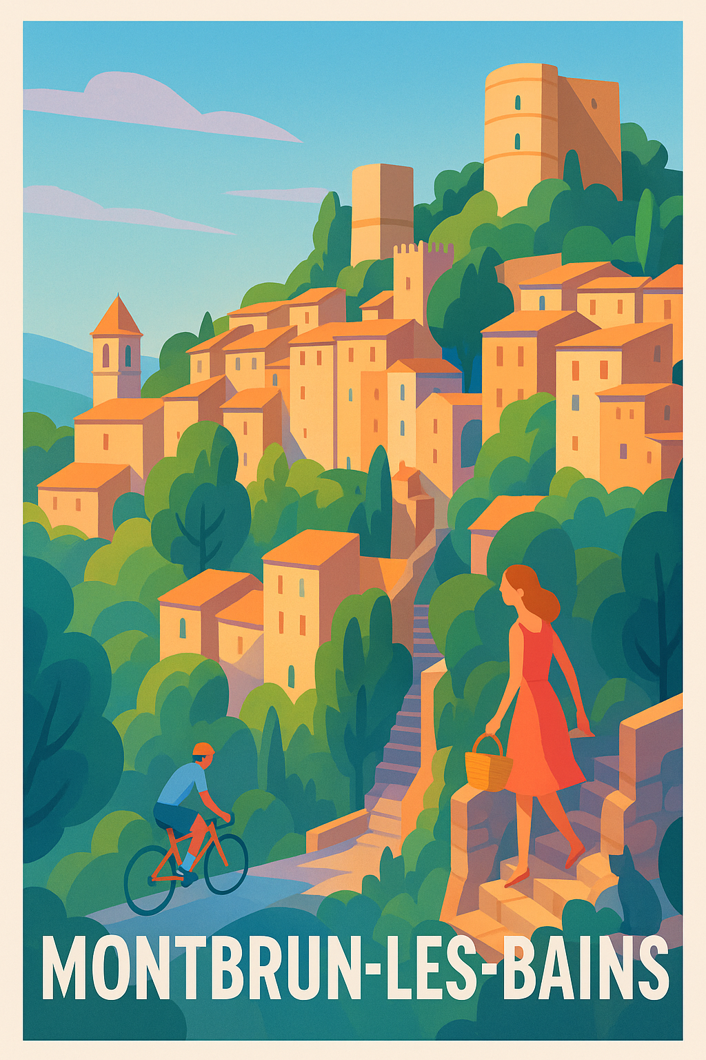 Affiche de Montbrun-les-Bains - Charme Provençal au Naturel