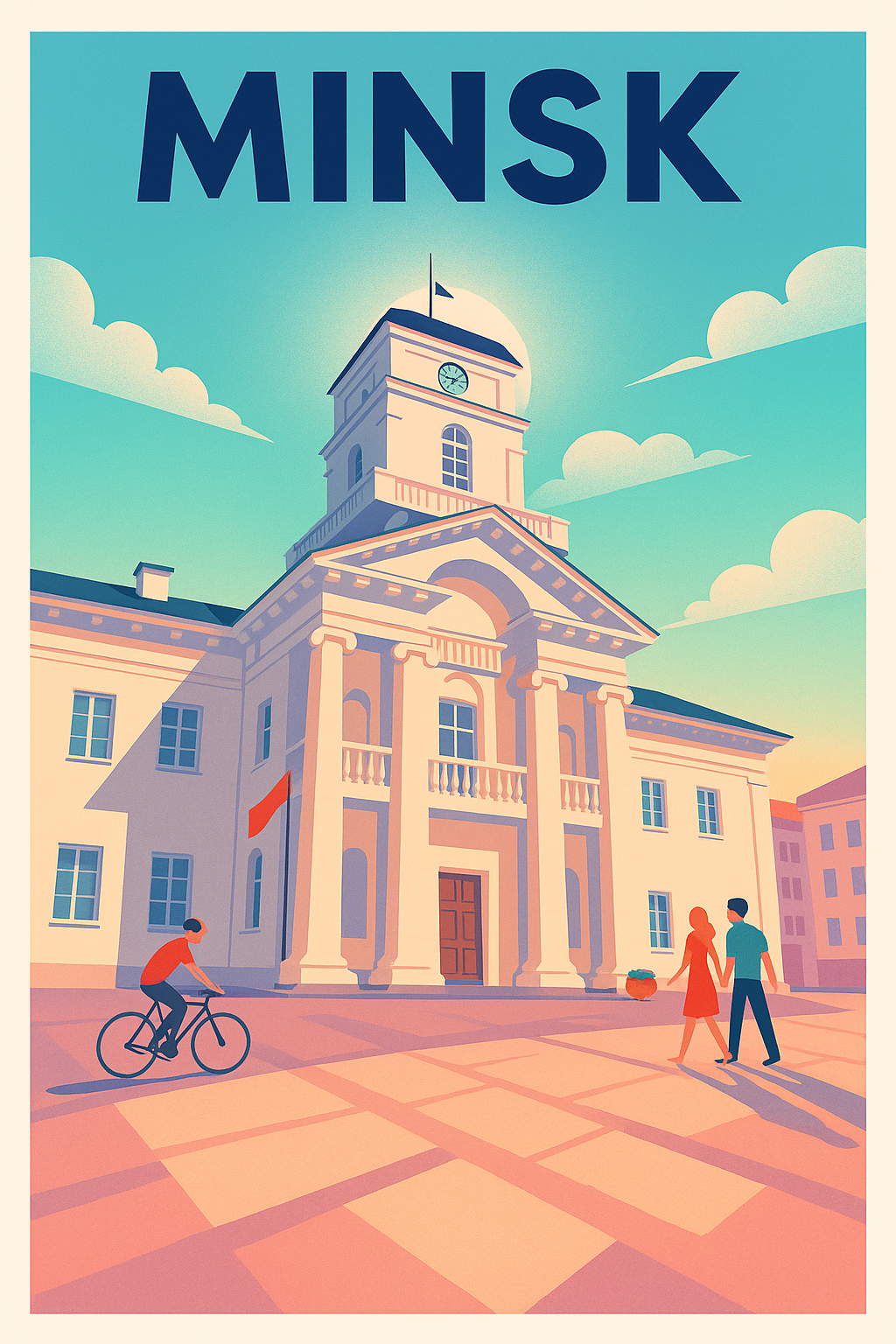 Affiche de Minsk - Charme et élégance au cœur de la capitale