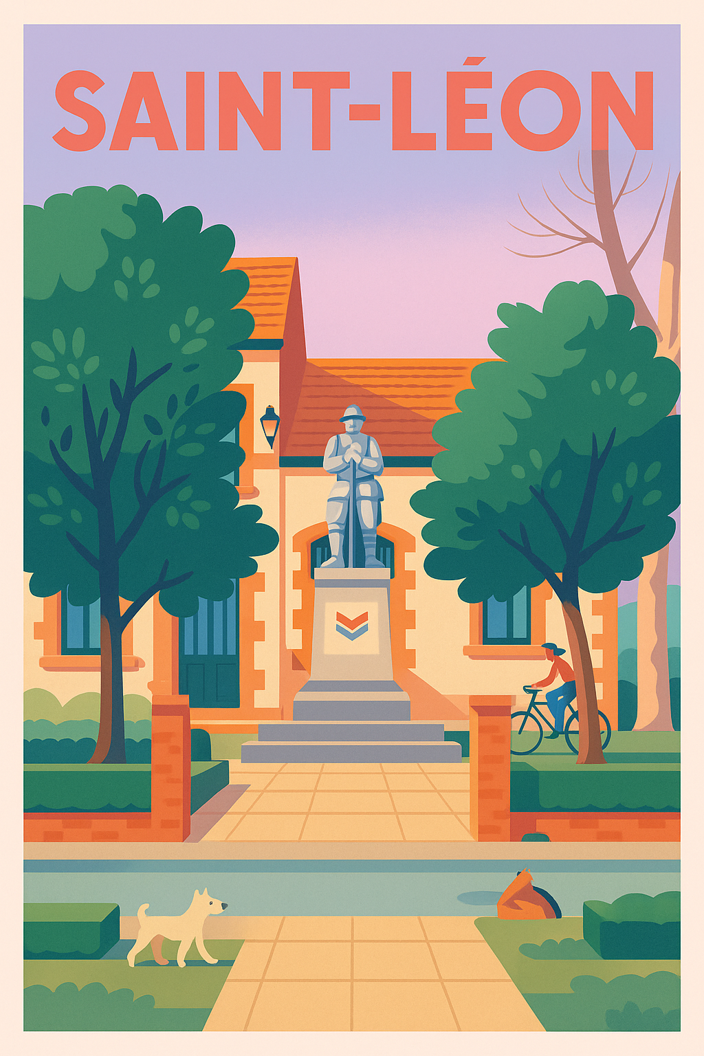 Affiche de Saint-Léon - Sérénité au cœur du village