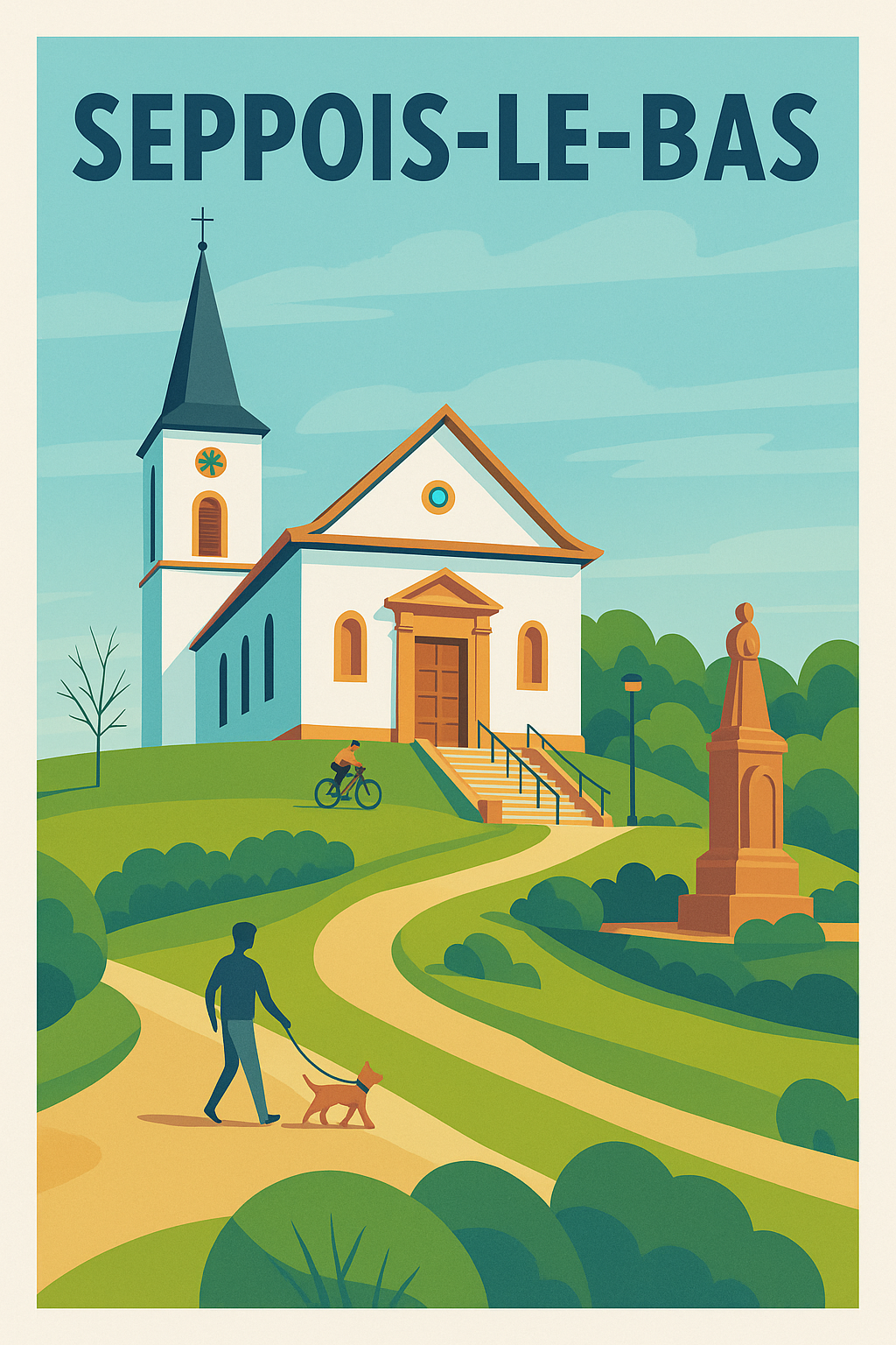 Affiche de Seppois-le-Bas - Une balade paisible au cœur du village