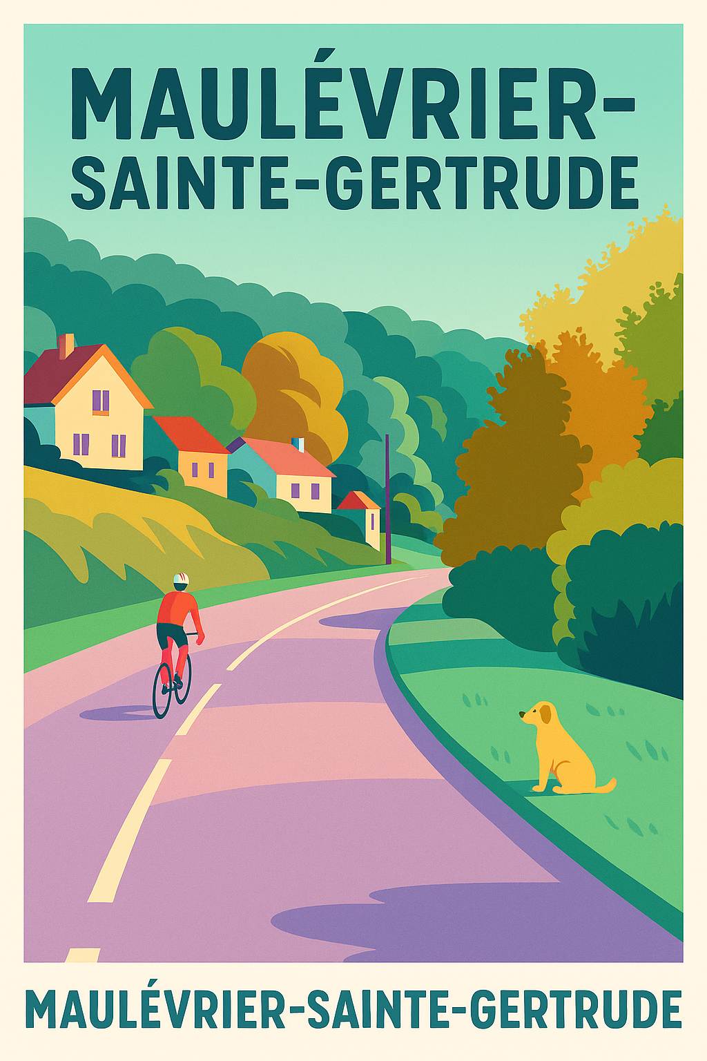 Affiche de Maulévrier-Sainte-Gertrude - Échappée nature et sérénité
