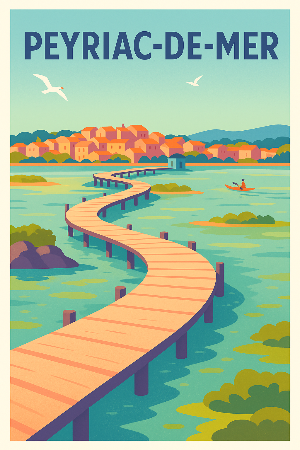 Affiche de Peyriac-de-Mer - Le charme envoûtant du littoral languedocien
