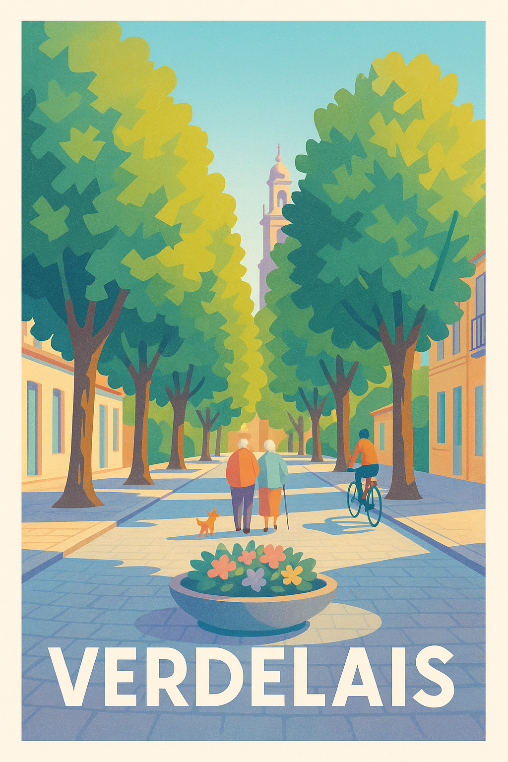 Affiche de Verdelais - Promenade paisible au cœur de la ville