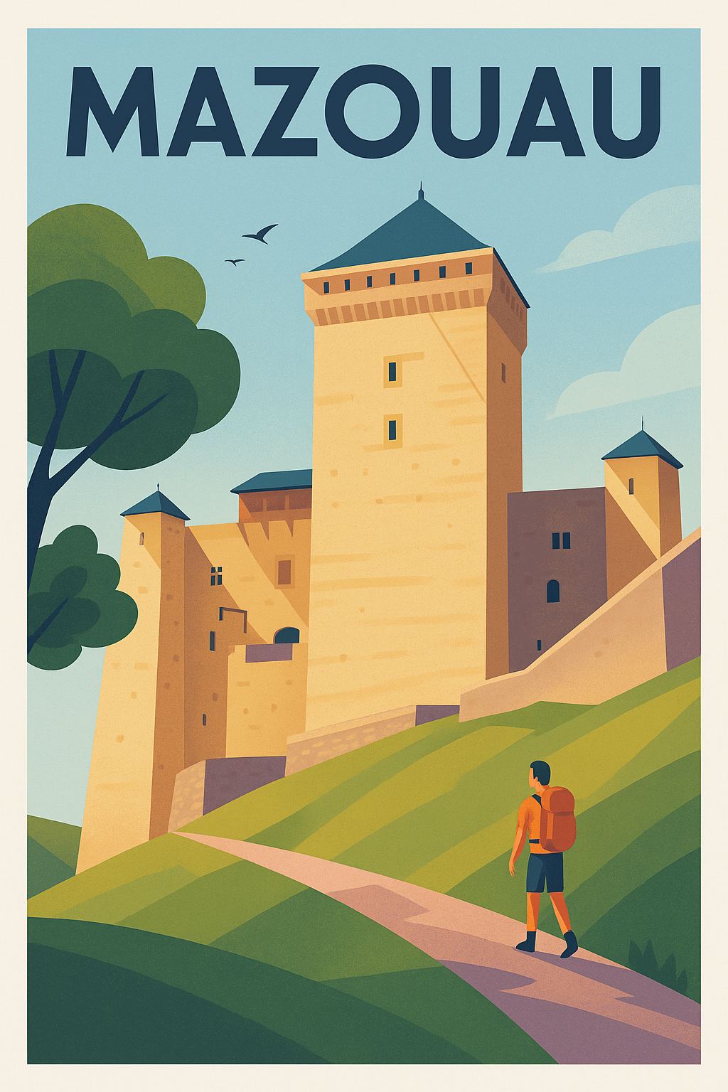 Affiche de Mazouau - L'exploration historique au cœur du château
