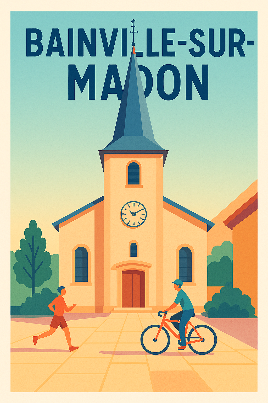 Affiche de Bainville-sur-Madon - Charme paisible au cœur du village