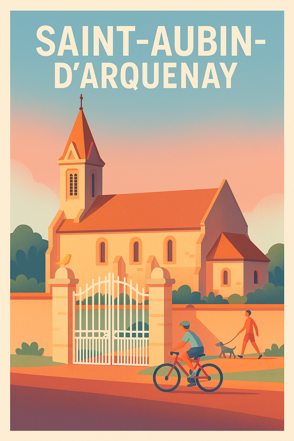 Affiche de Saint-Aubin-d'Arquenay - Charme paisible et douceur de vivre