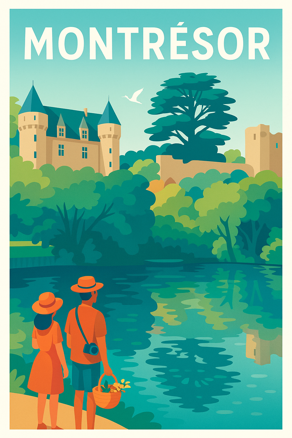 Affiche de Montrésor - Voyage au cœur d'un village enchanteur