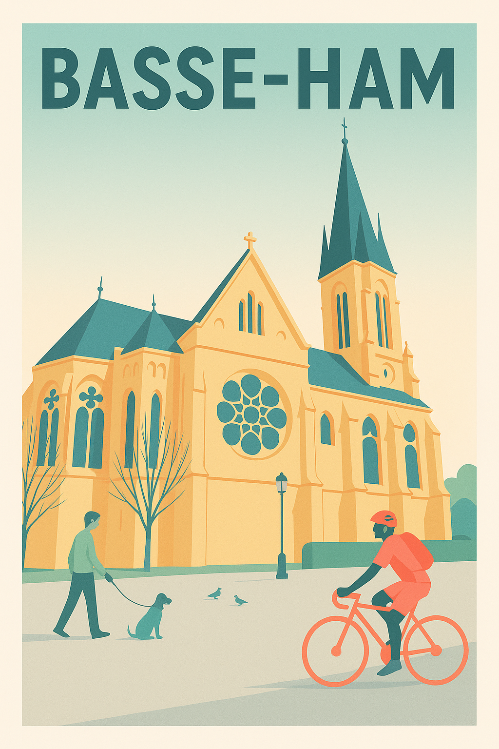 Affiche de Basse-Ham - Charme et Sérénité au Cœur du Village