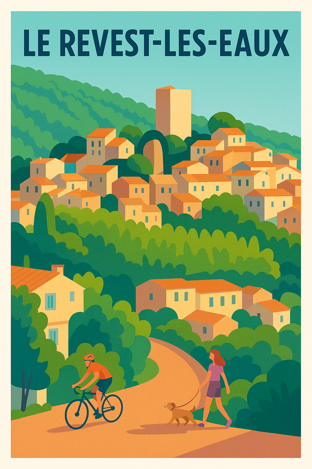 Affiche de Le Revest-les-Eaux - Charme et nature en Provence