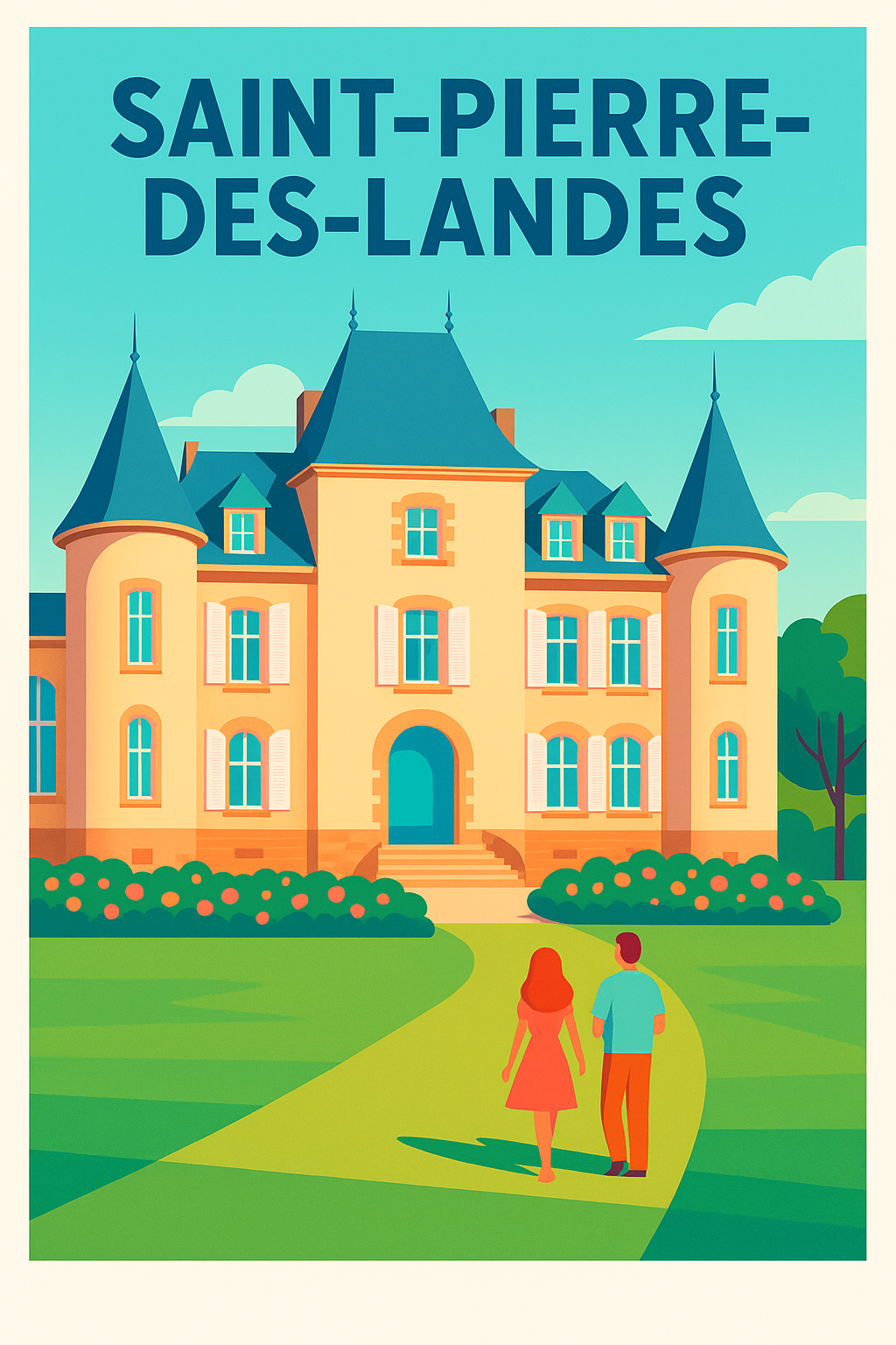 Affiche de Saint-Pierre-des-Landes - Élégance et charme à la campagne