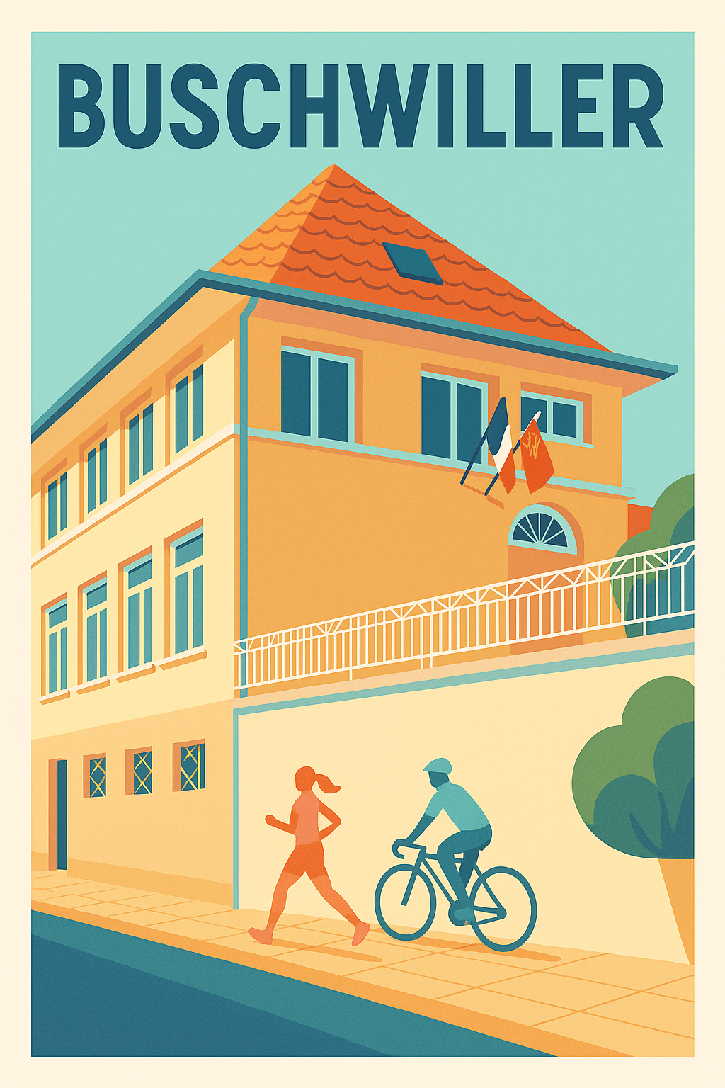 Affiche de Buschwiller - Charme et douceur de la vie locale