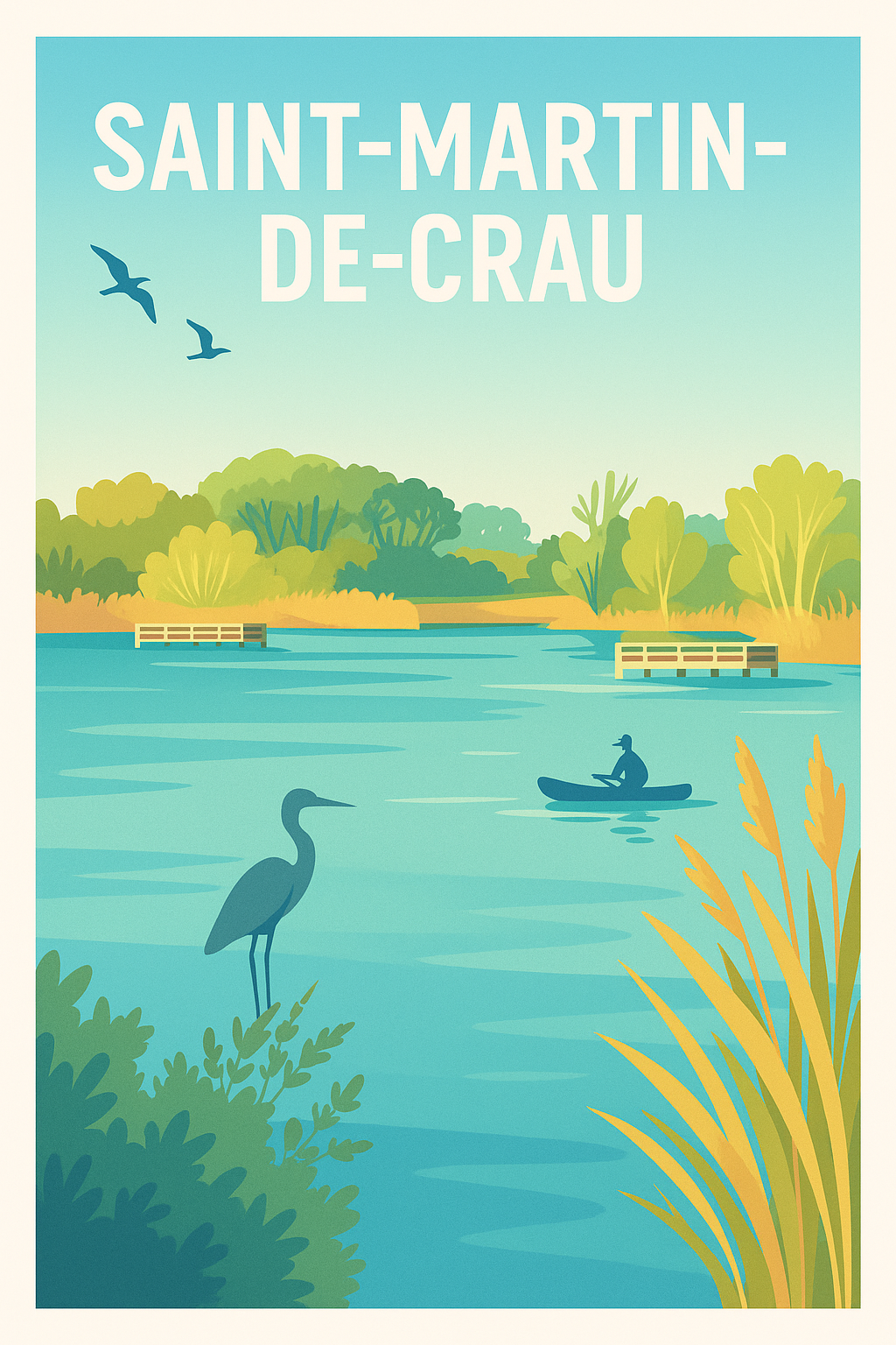 Affiche de Saint-Martin-de-Crau - Évasion Nature au Fil de l'Eau