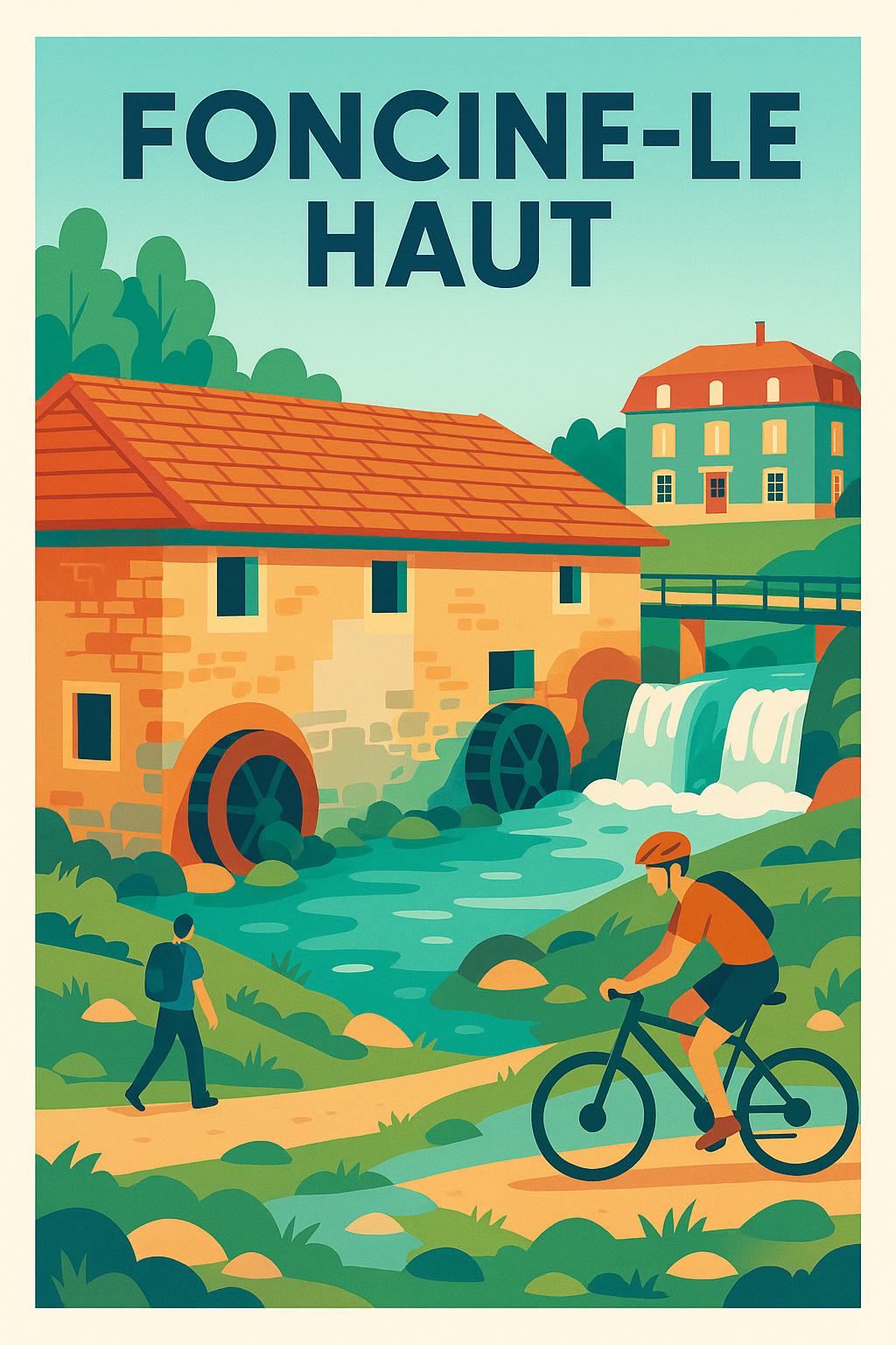 Affiche de Foncine-le-Haut - Nature et Patrimoine en Harmonie