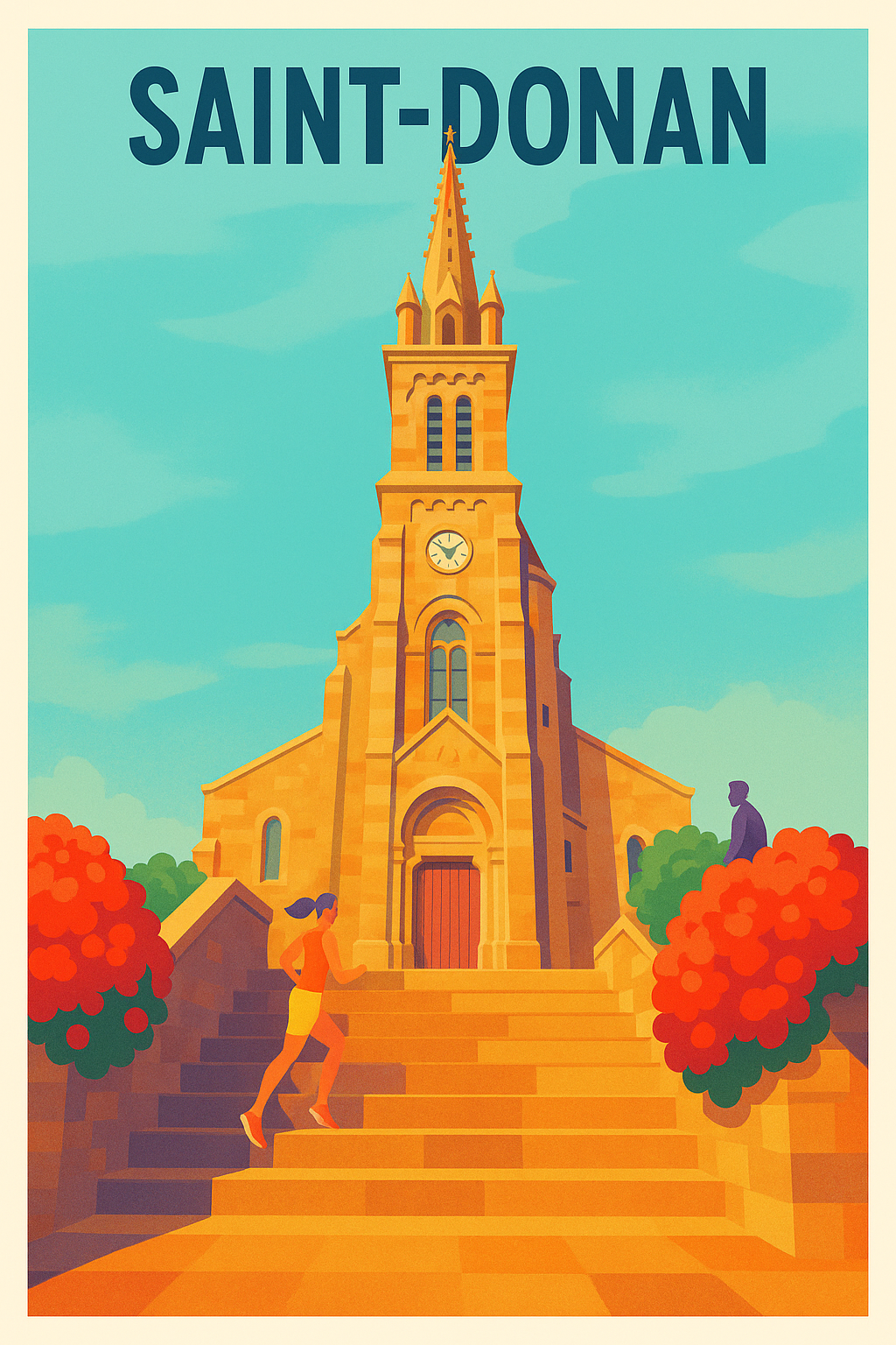 Affiche de Saint-Donan - Charme et authenticité en pleine lumière