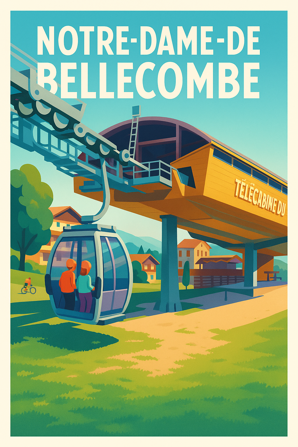 Affiche de Notre-Dame-de-Bellecombe - L'évasion en téléphérique