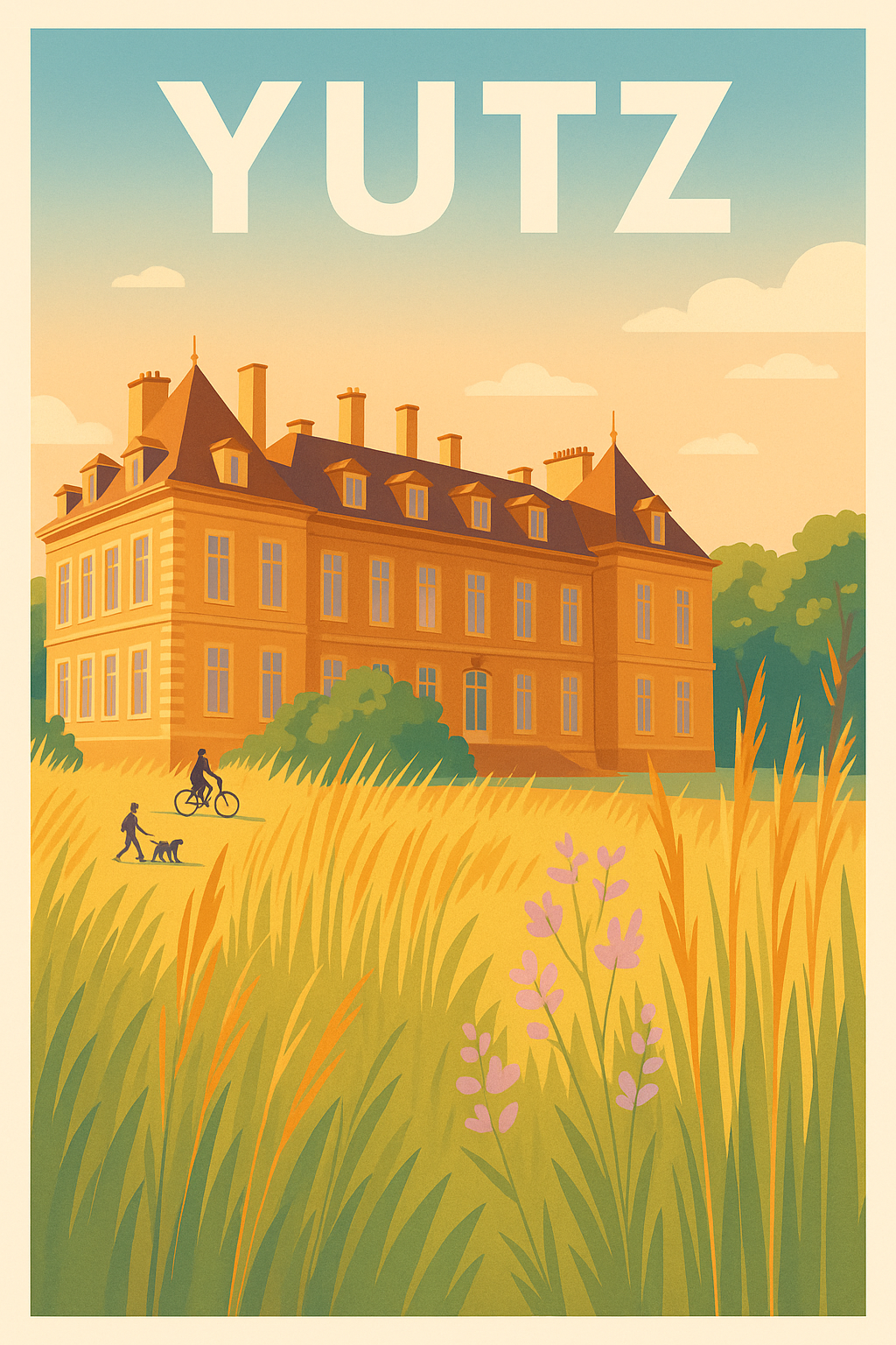 Affiche de Yutz - L'élégance champêtre d'un patrimoine préservé