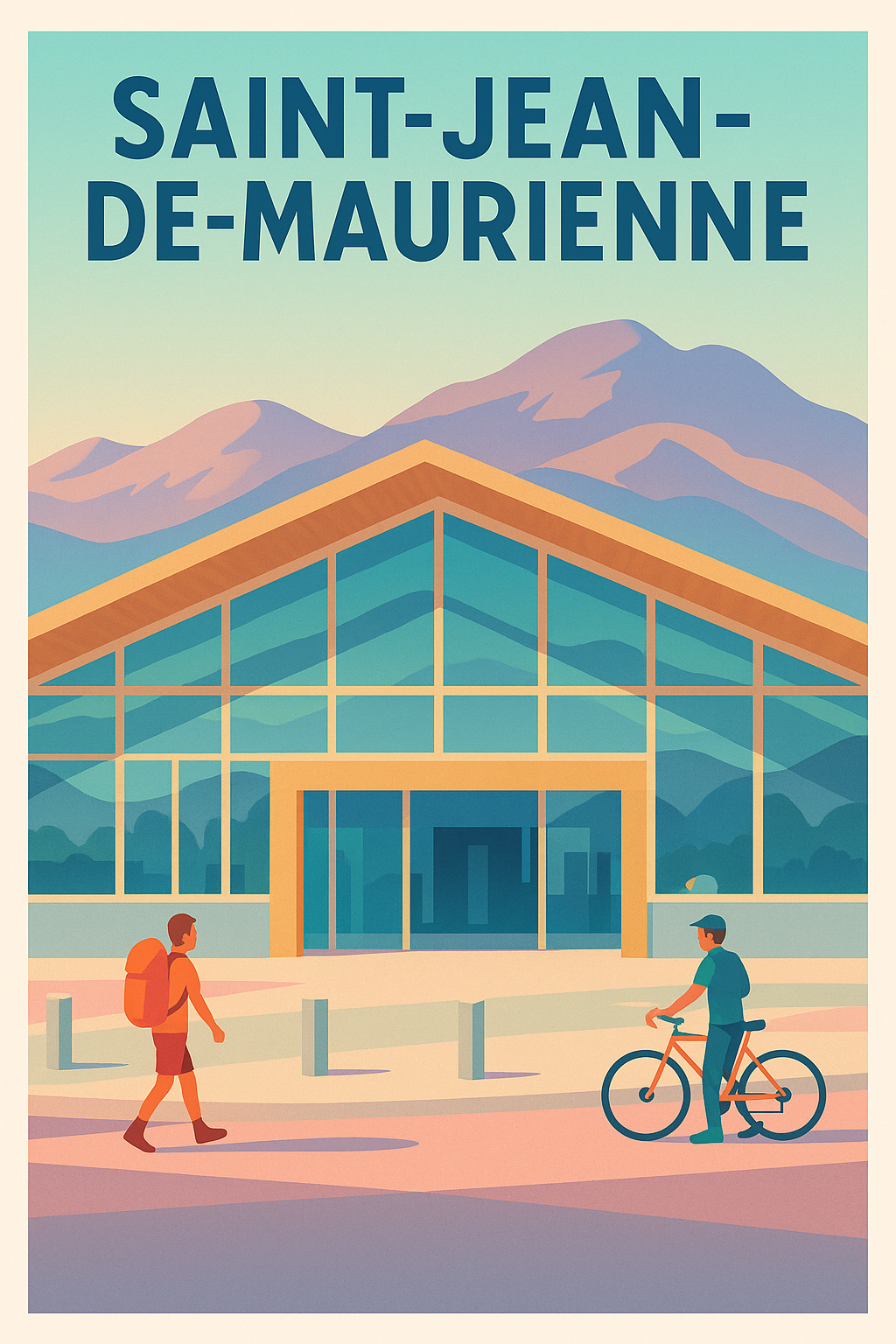 Affiche de Saint-Jean-de-Maurienne - Escapade entre nature et modernité