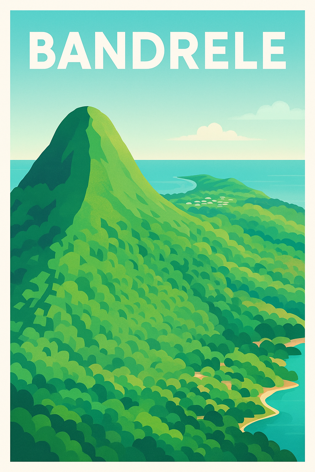 Affiche de Bandrele - L’évasion naturelle de l'Île