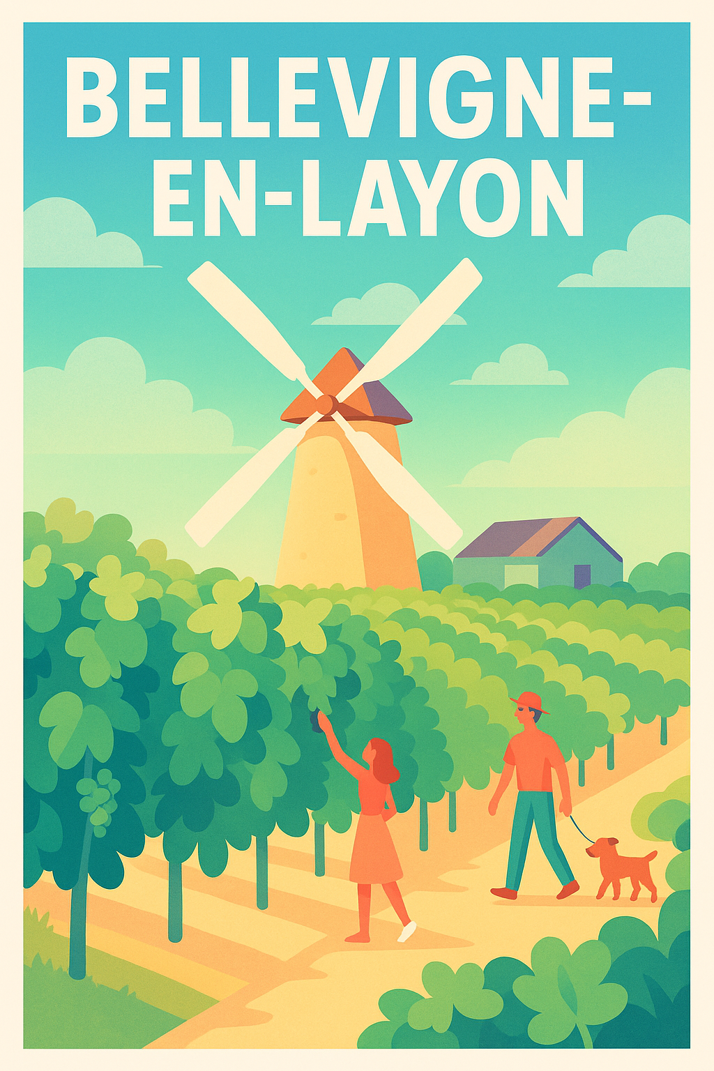 Affiche de Bellevigne-en-Layon - Promenade idyllique au cœur des vignes