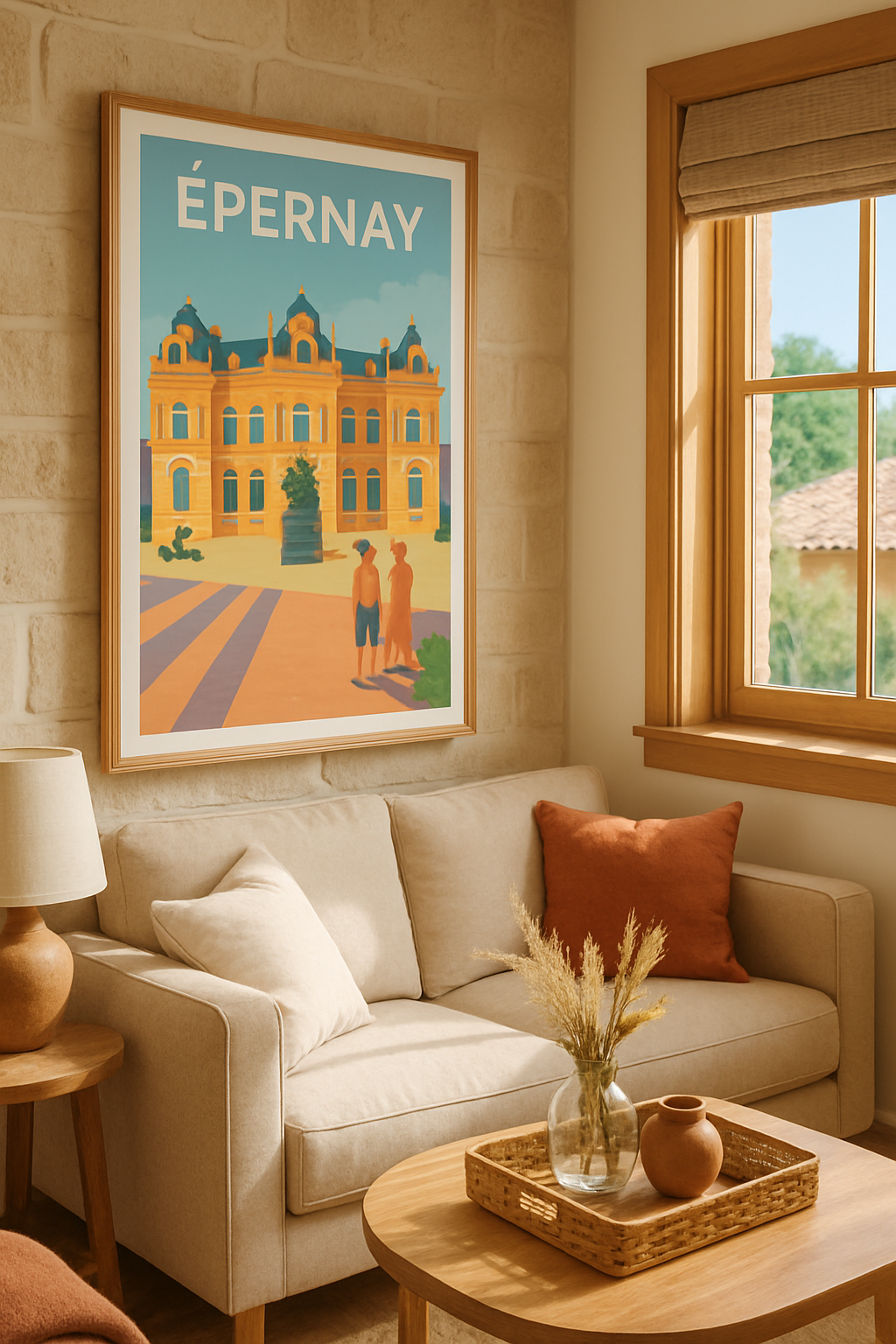 Mise en situation Affiche de Épernay - Élégance et charme champenois