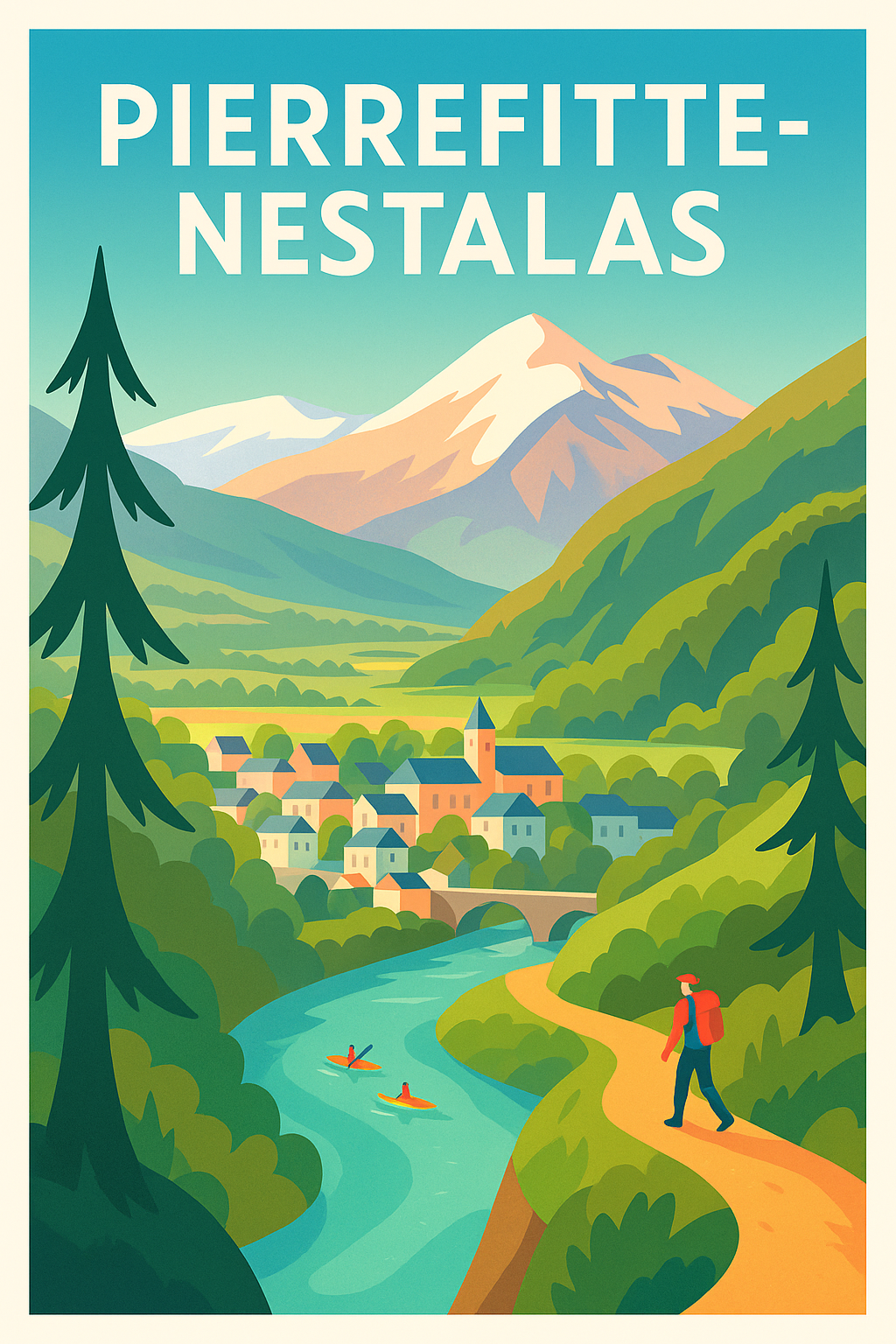 Affiche de Pierrefitte-Nestalas - Évasion nature au cœur des montagnes