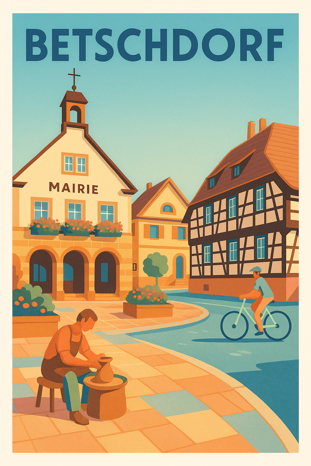 Affiche de Betschdorf - L'art de la poterie au cœur du village