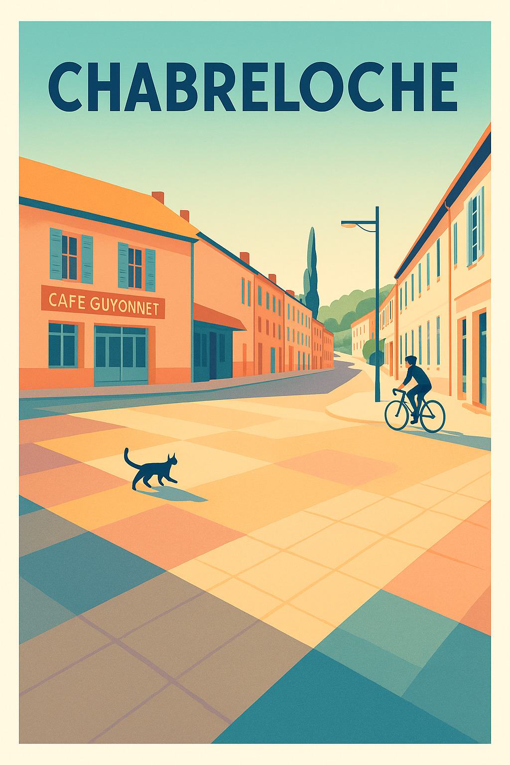 Affiche de Chabreloche - Charme tranquille d'un village en lumière