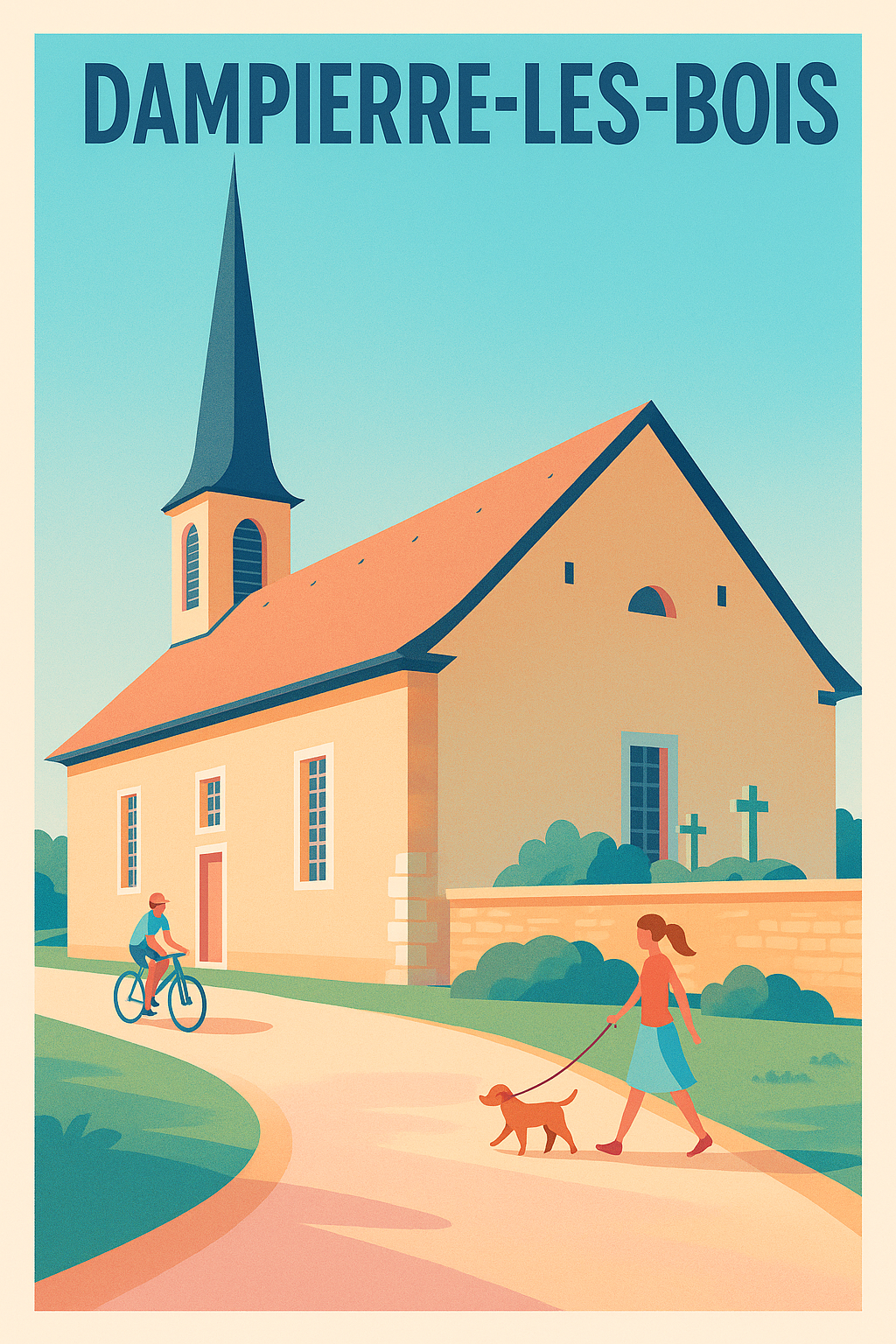 Affiche de Dampierre-les-Bois - Charme paisible et nature authentique