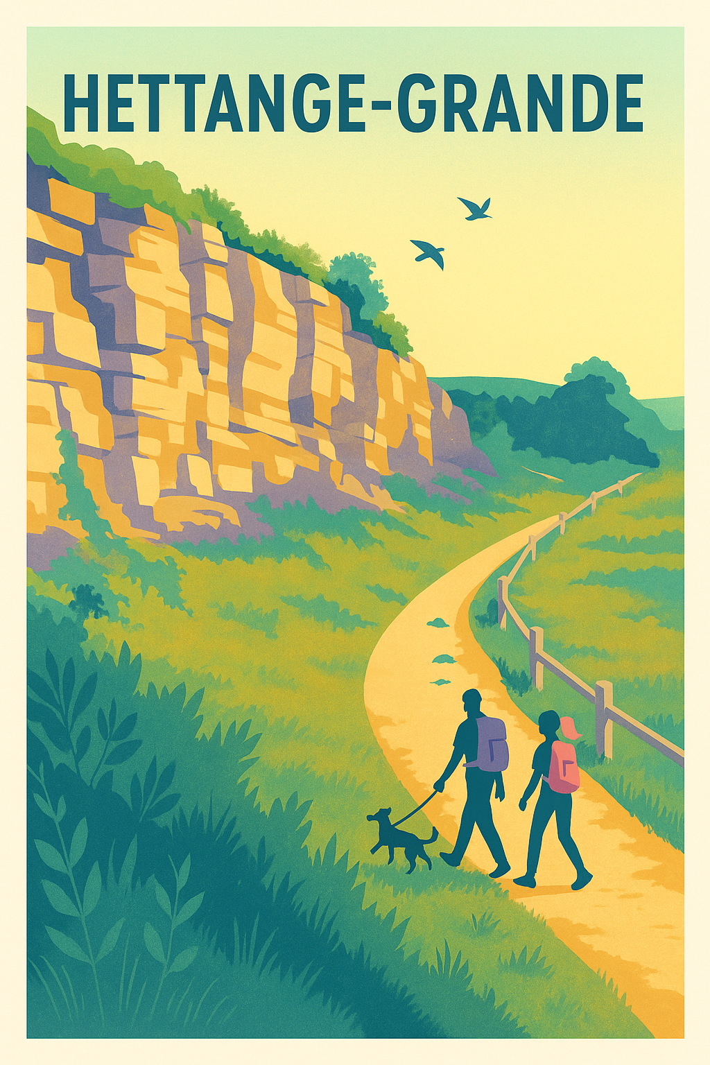 Affiche de Hettange-Grande - Promenade au cœur de la nature