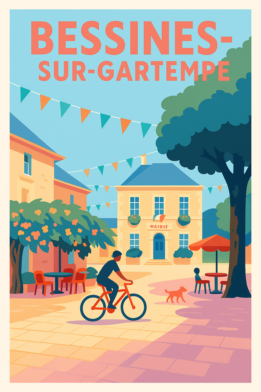 Affiche de Bessines-sur-Gartempe - Charme et douceur de vie en village