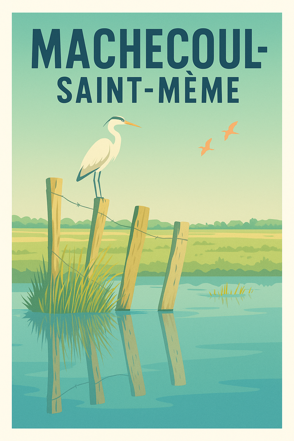 Affiche de Machecoul-Saint-Même - Sérénité nature au fil de l'eau