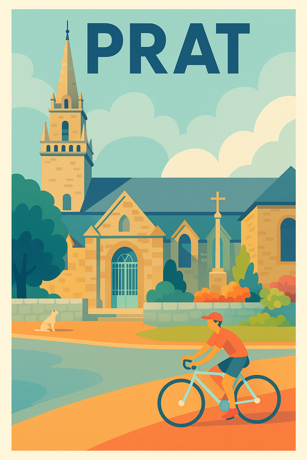Affiche de Prat - Douceur et patrimoine en pleine nature