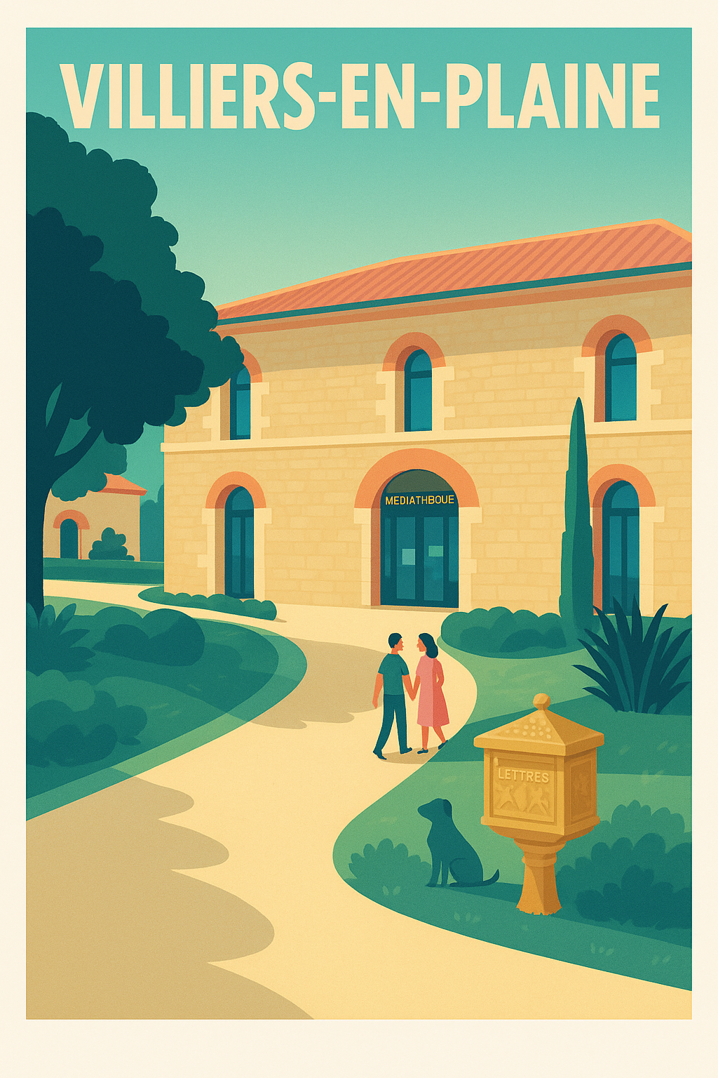 Affiche de Villiers-en-Plaine - Douceur de vivre et charme local