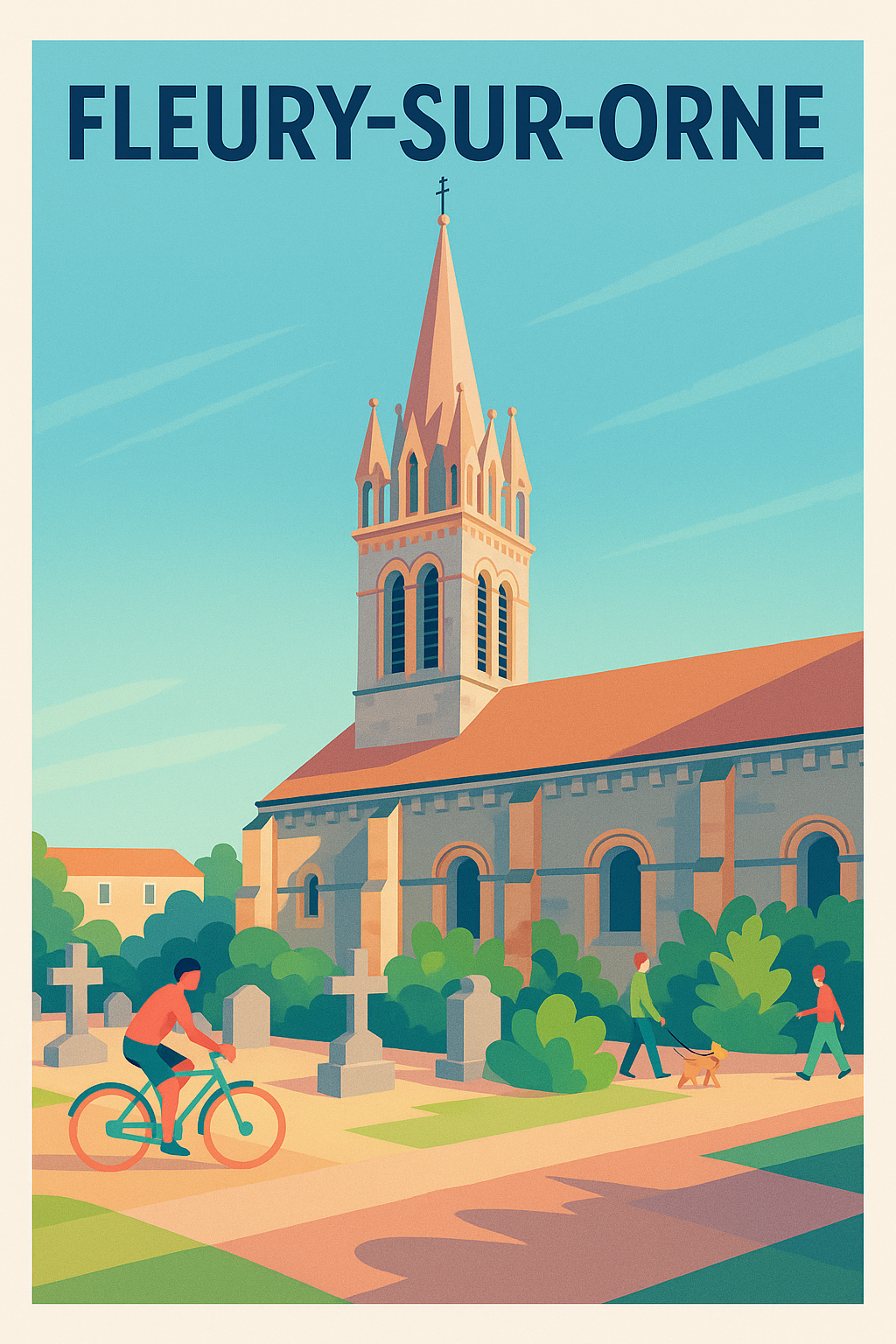 Affiche de Fleury-sur-Orne - Charme paisible au cœur de la Normandie