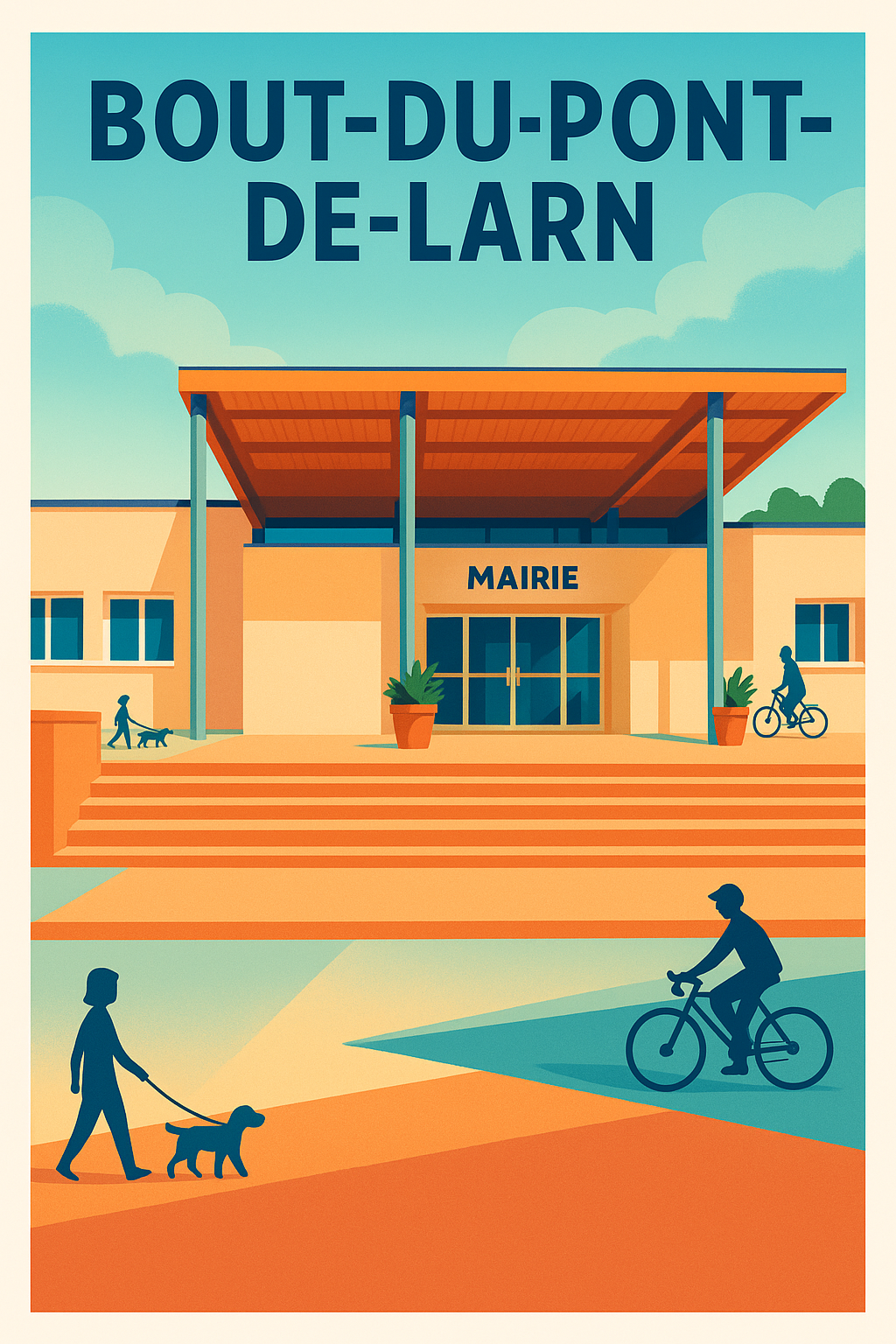 Affiche de Bout-du-Pont-de-Larn - Un coin de vie paisible au cœur du Tarn