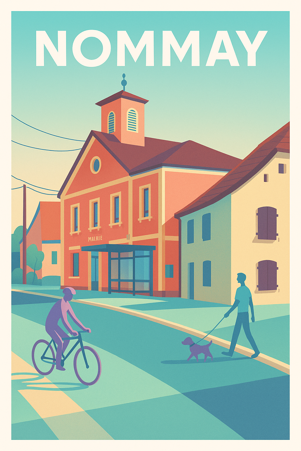Affiche de Nommay - Tranquillité et vie de village en douceur