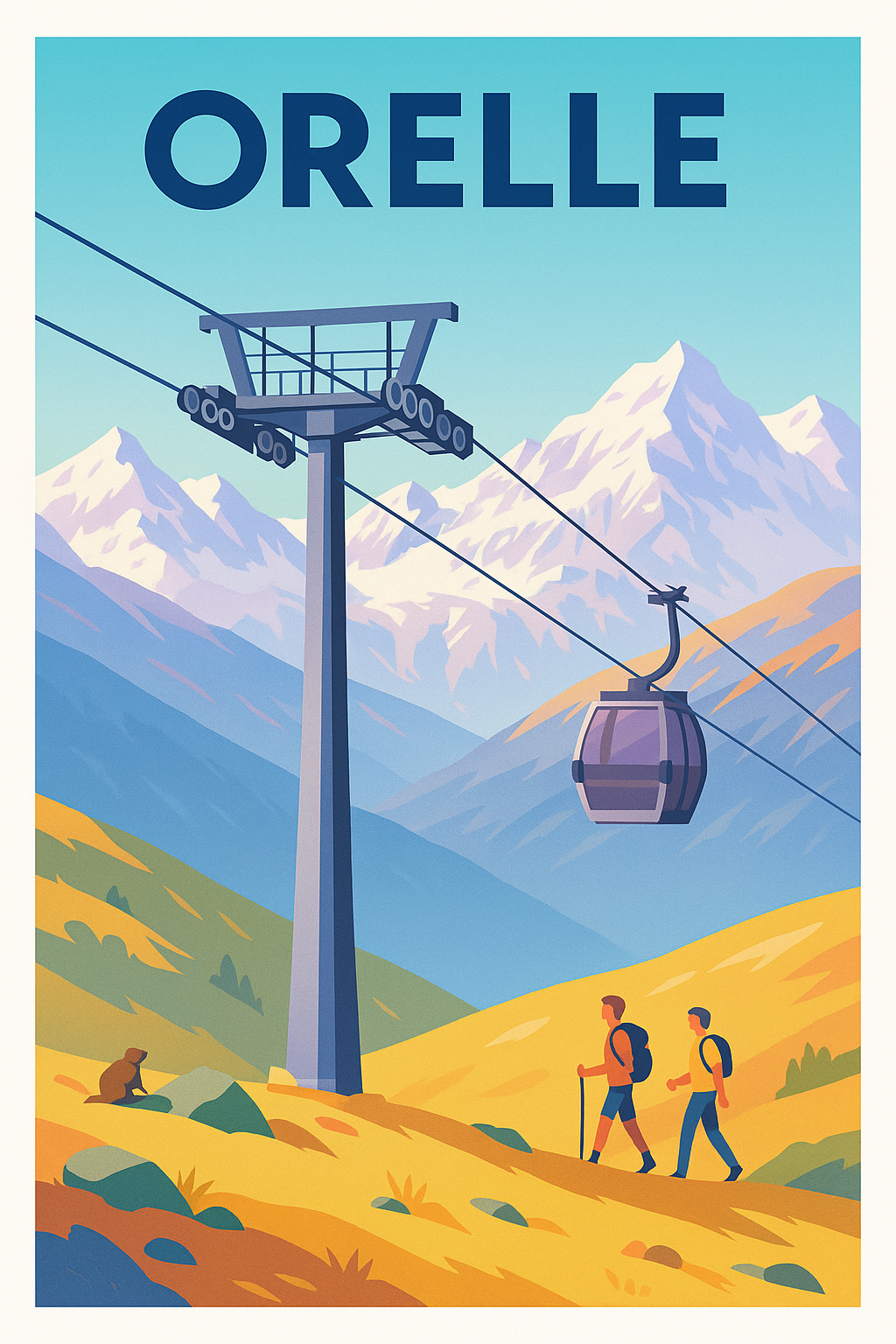 Affiche de Orelle - L'évasion alpine grandeur nature