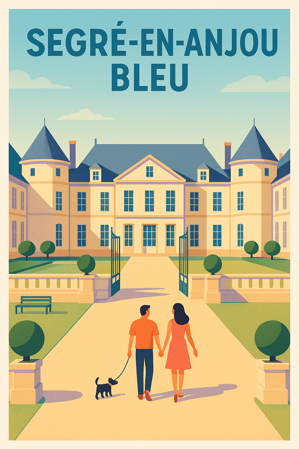 Affiche de Segré-en-Anjou - Élégance et Sérénité au Château