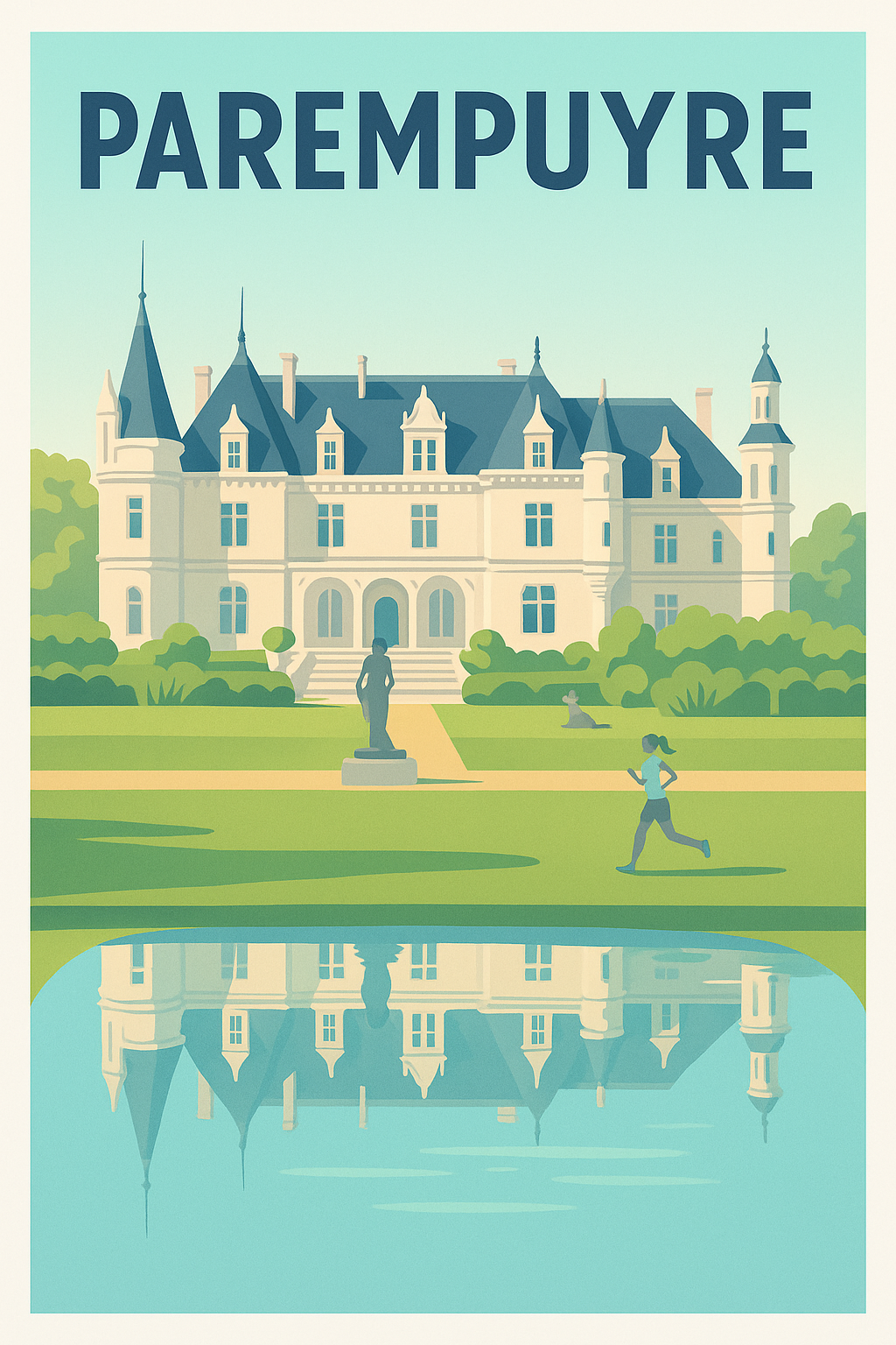 Affiche de Parempuyre - Élégance et détente au château