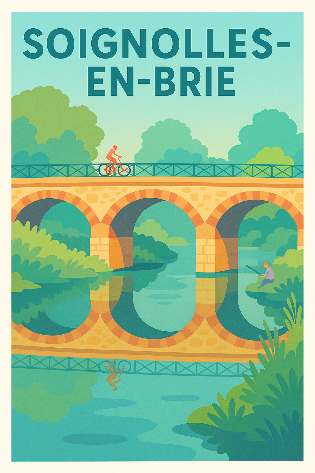 Affiche de Soignolles-en-Brie - Charme bucolique et sérénité au fil de l'eau