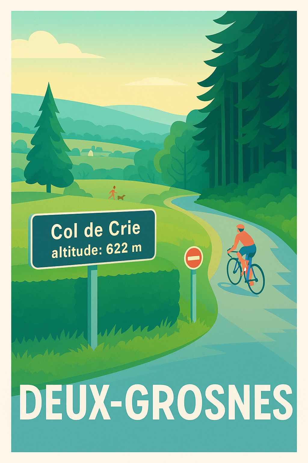 Affiche Deux-Grosnes - Une balade paisible entre histoire et nature