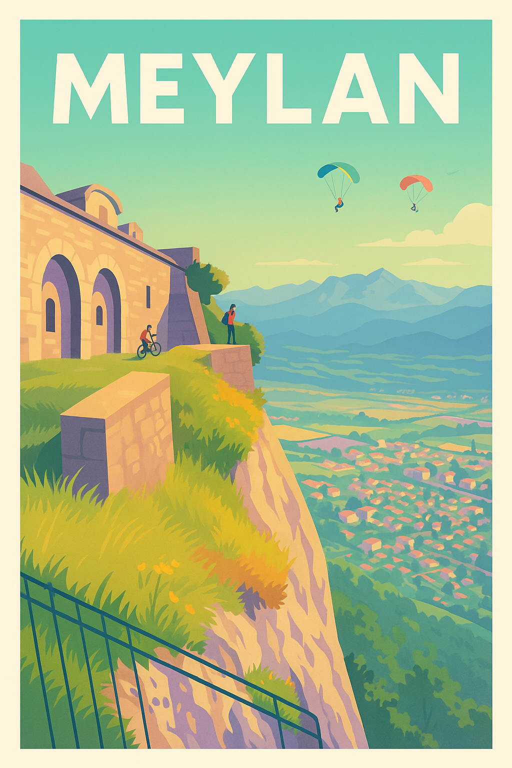 Affiche de Meylan - Panorama et sensations fortes au sommet