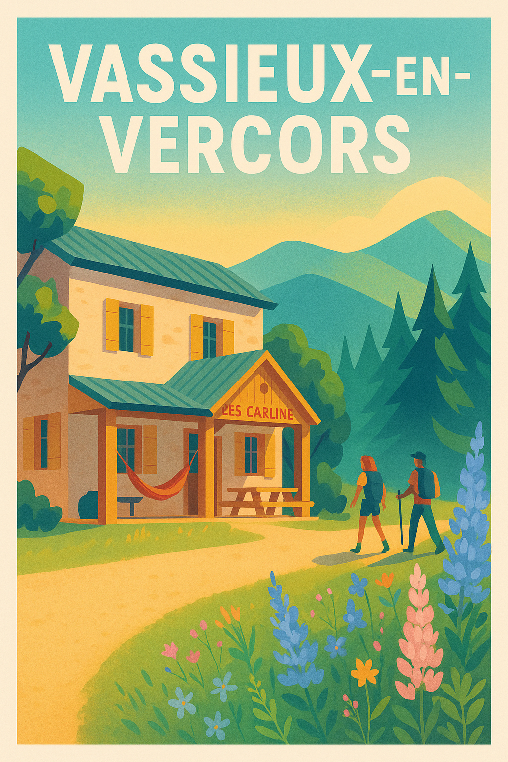 Affiche de Vassieux-en-Vercors - Escapade bucolique au cœur de la nature