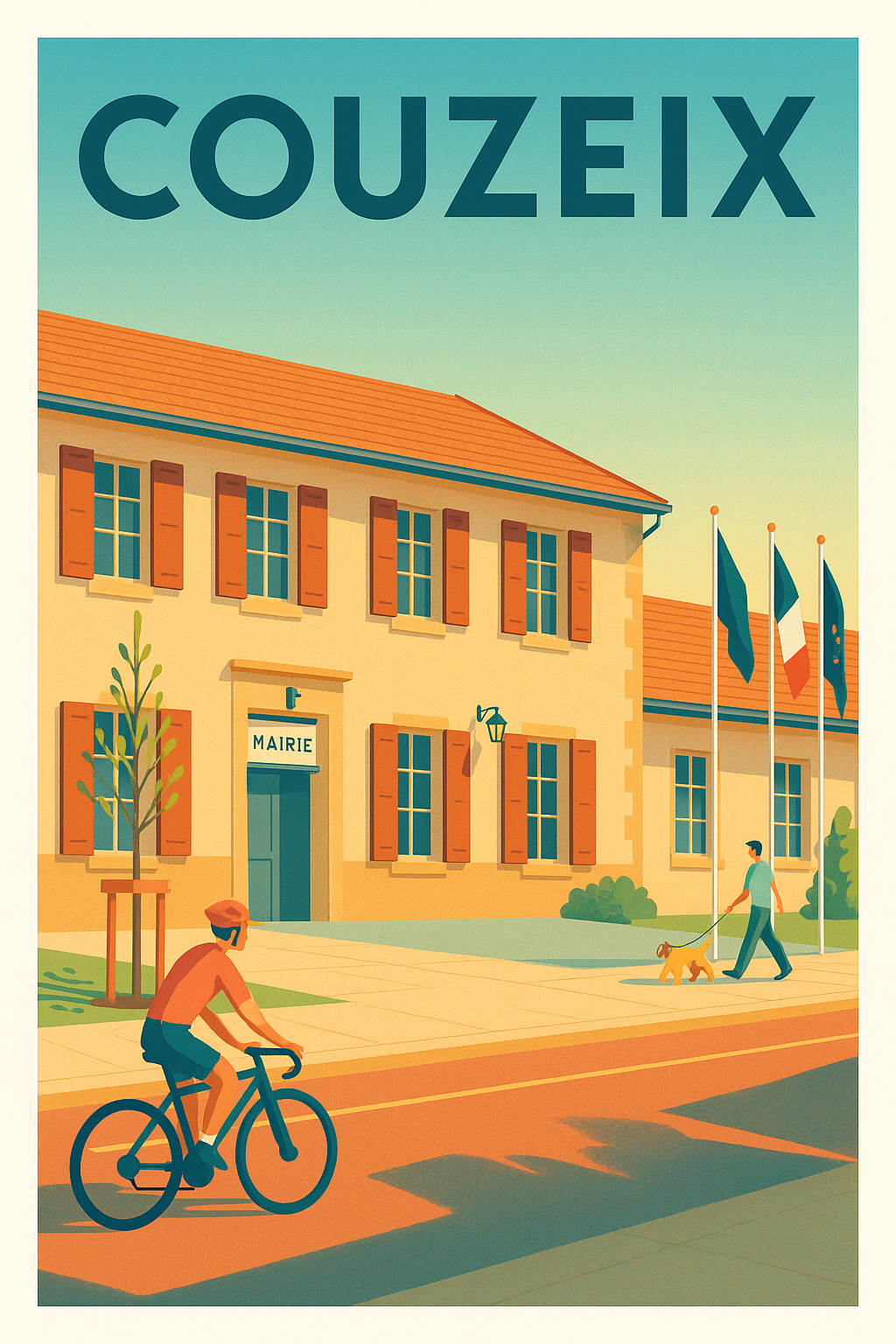 Affiche de Couzeix - Ambiance paisible au cœur de la mairie