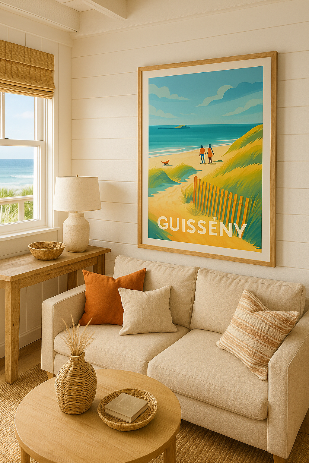 Affiche Guissény — Évasion et douceur maritime · poster d'art de Guissény
